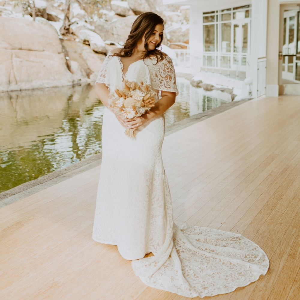 Studio Levana Plus Size Wedding Dress